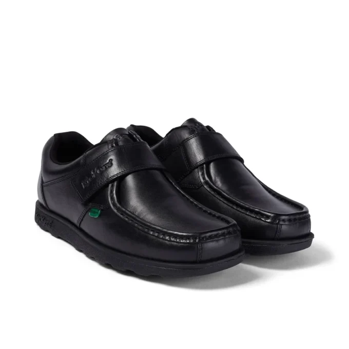 Adult Mens Fragma Strap Leather Black