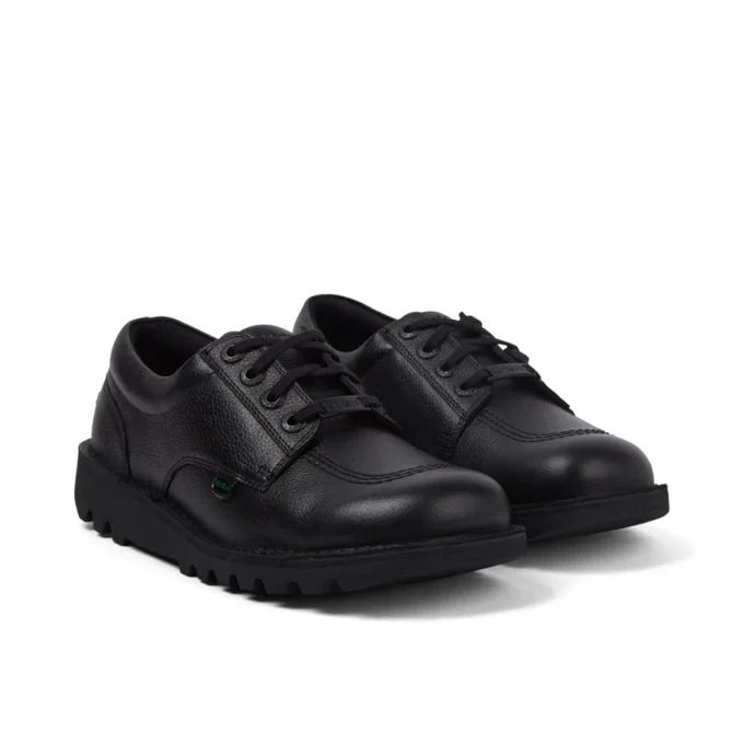 Adult Mens Kick Lo Tab Leather Shoes Black