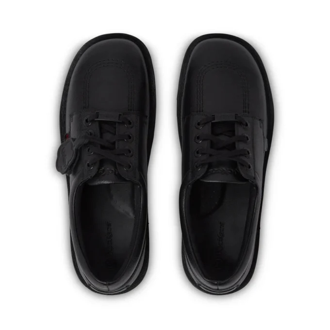 Adult Mens Kick Lo Tab Leather Shoes Black