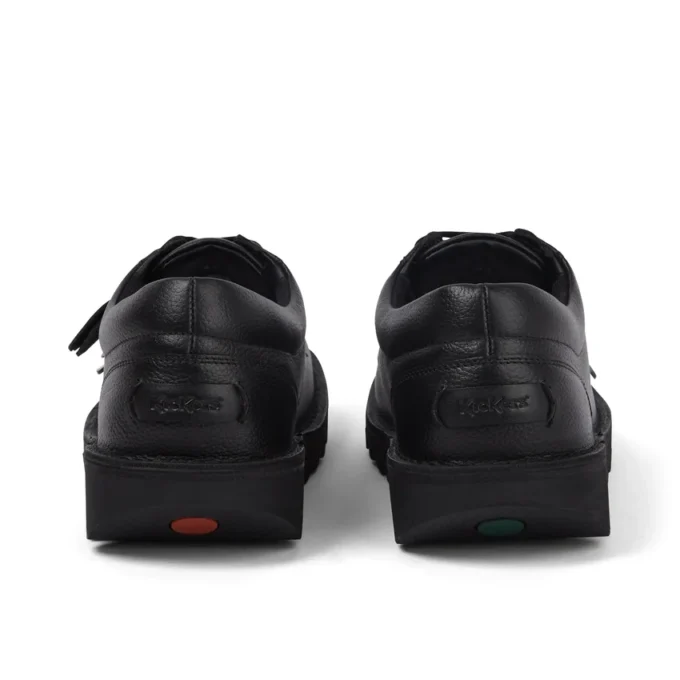 Adult Mens Kick Lo Tab Leather Shoes Black