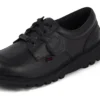 Adult Mens Kick Lo Tab Leather Shoes Black