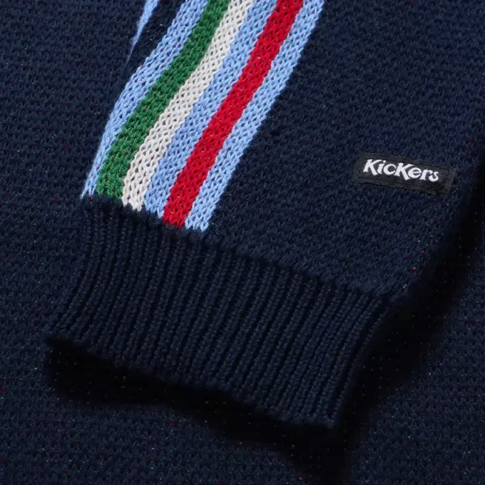 Adult Mens Kickers Crew Knit Navy