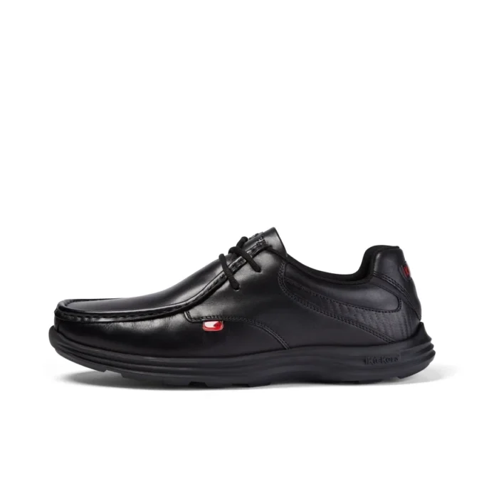 Adult Mens Reasan Lace Leather Black