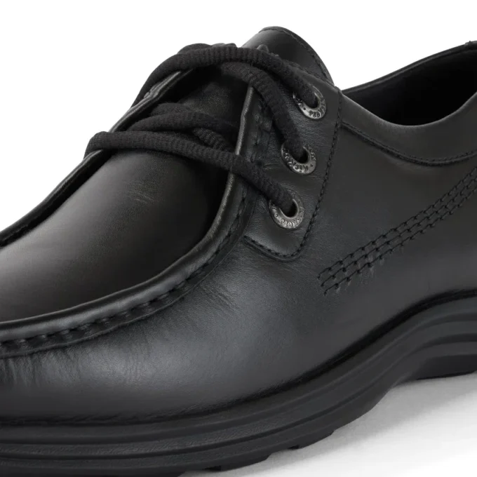 Adult Mens Reasan Moc Leather Black