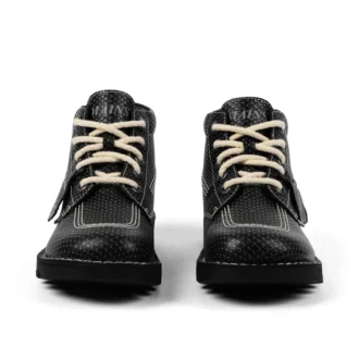 Adult Unisex Kick Hi Grain Leather Mains Grey