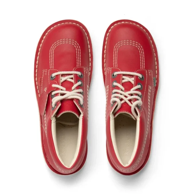 Adult Unisex Kick Hi Leather Alternative Red