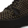 Adult Unisex Kick Hi Platform Leather Black/Khaki
