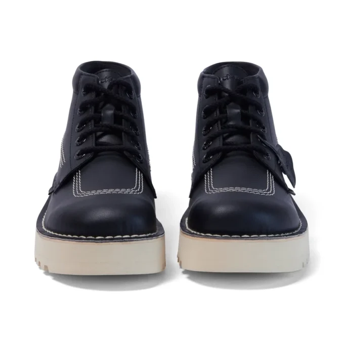 Adult Unisex Kick Hi Stack Leather Alternative Black