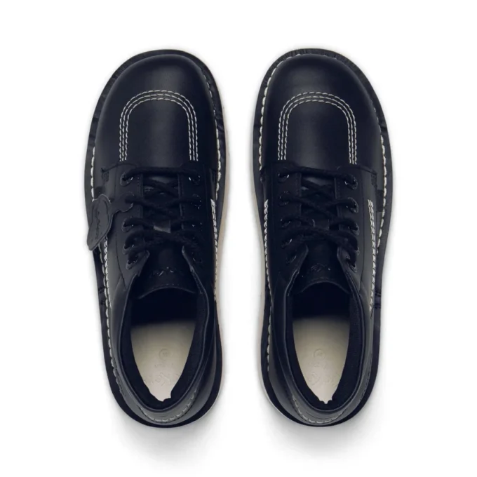 Adult Unisex Kick Hi Stack Leather Alternative Black