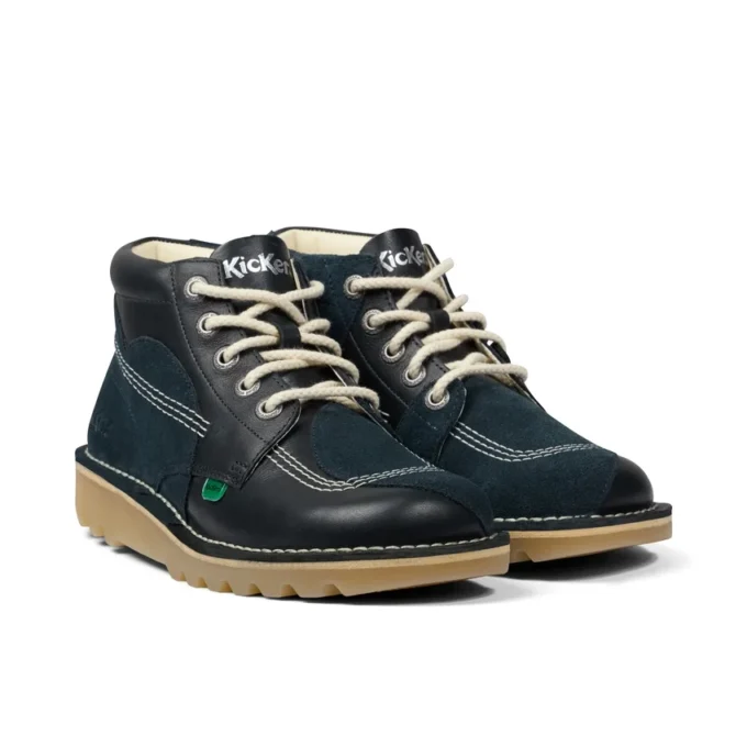 Adult Unisex Kick Hi Stitch Boots Navy