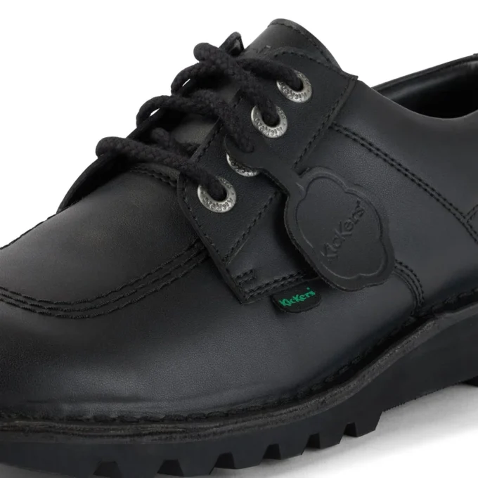 Adult Unisex Kick Lo Leather Alternative Black