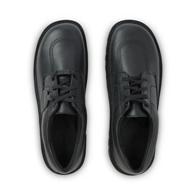 Adult Unisex Kick Shoe Tumble Leather Black