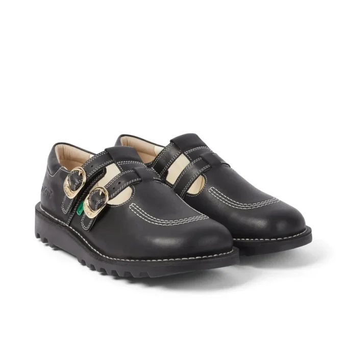 Adult Unisex Kick T-Bar Goldie Shoes Black