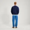 Adult Unisex Kicker Classic Crew Sweatshirt Navy