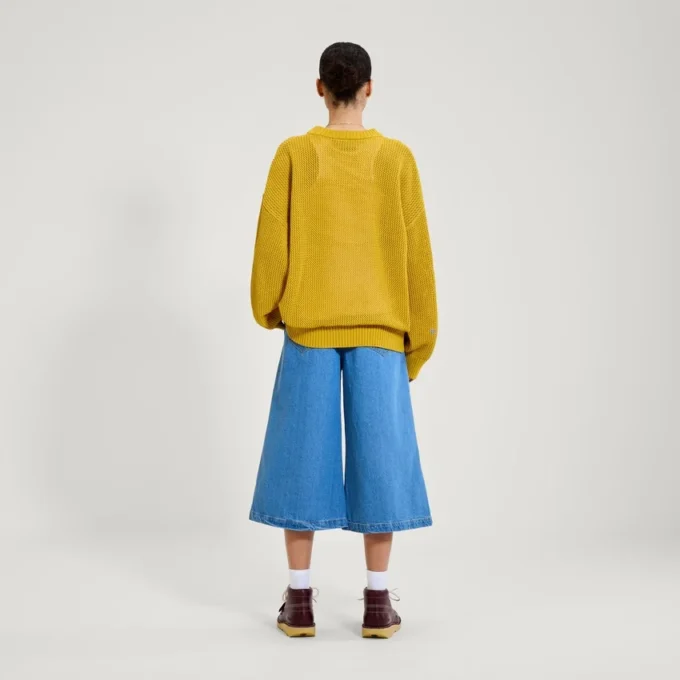 Adult Unisex Kickers Classic Jaquard Knit Yellow