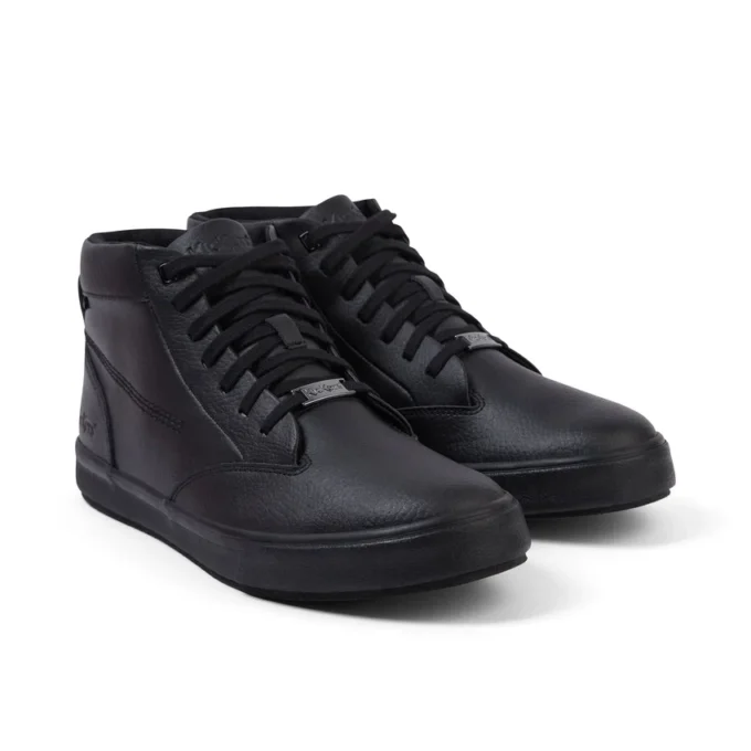 Adult Unisex Tovni Tumble Hi Leather Black