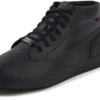 Adult Unisex Tovni Tumble Hi Leather Black