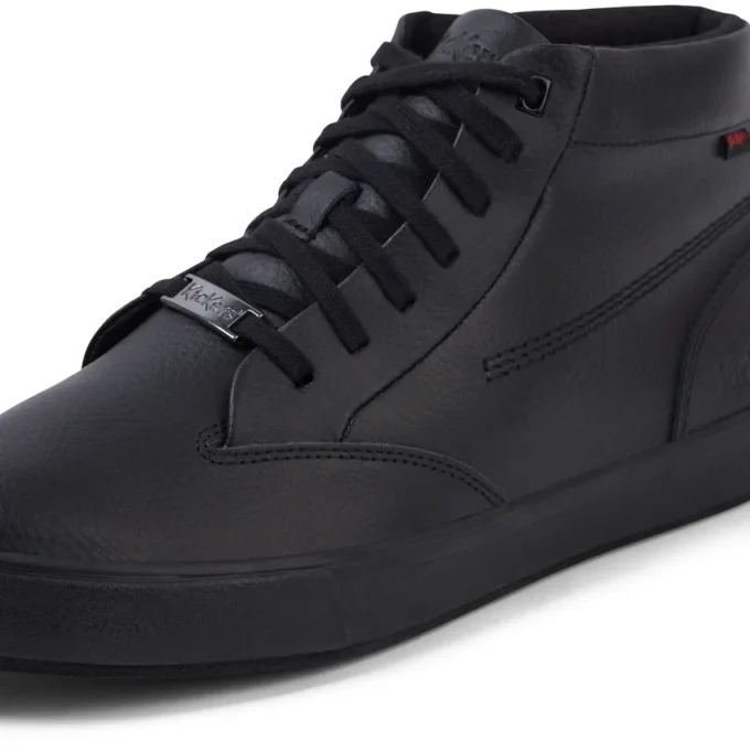 Adult Unisex Tovni Tumble Hi Leather Black