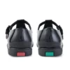 Adult Womens Fragma T-Buckle Patent Leather Black