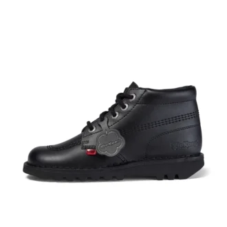 Adult Womens Kick Hi Leather Black