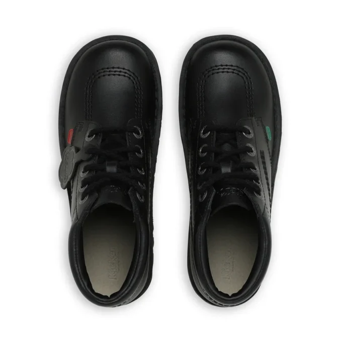 Adult Womens Kick Hi Leather Black