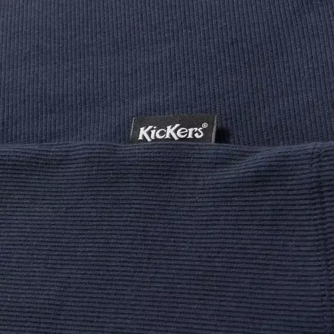 Adult Womens Kickers Classic Ribbed Vest Navy