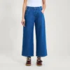 Adult Womens Kickers Classic Wide Leg Jean Blue