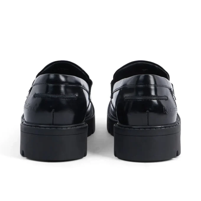 Adult Womens Kori Loafer Rivet Leather Black