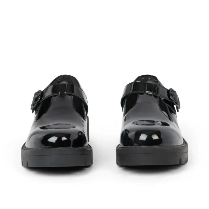 Adult Womens Kori T Bar Patent Leather Black