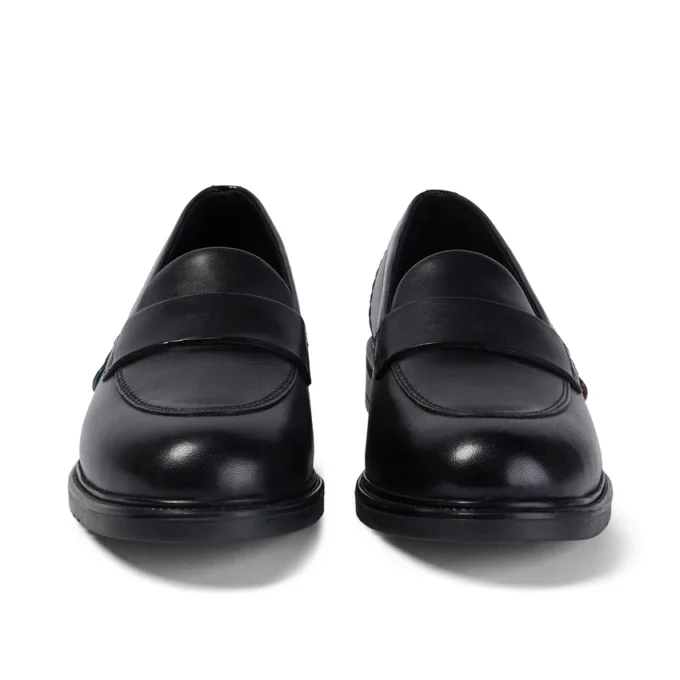 Adult Womens Lach Slip Leather Black