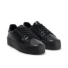 Adult Womens Tovni stack Leather Alternative Patent Leather Black