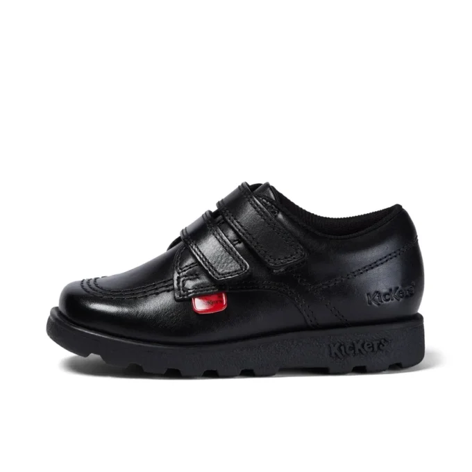 Infant Boys Fragma Lo Twin Vel Leather Black