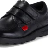 Infant Boys Fragma Lo Twin Vel Leather Black