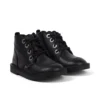 Infant Girls Adlar Hi Scallop Leather Boots Black