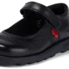 Infant Girls Fragma Pop Leather Black