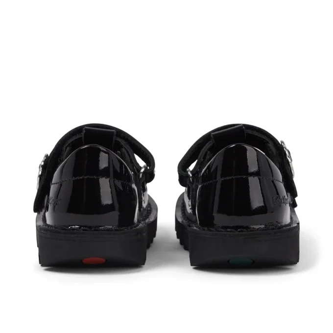 Infant Girls Kick T-Bar Meadow Patent Leather Black
