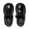 Infant Girls Kick T Bar Vel Patent Leather Black