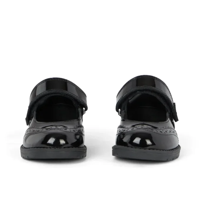 Infant Girls Lachly Mj Brogue Patent Leather Black