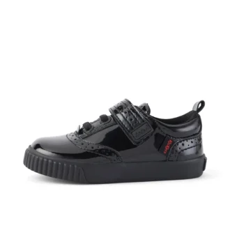 Infant Girls Tovni Brogue Shoe Patent Leather Black