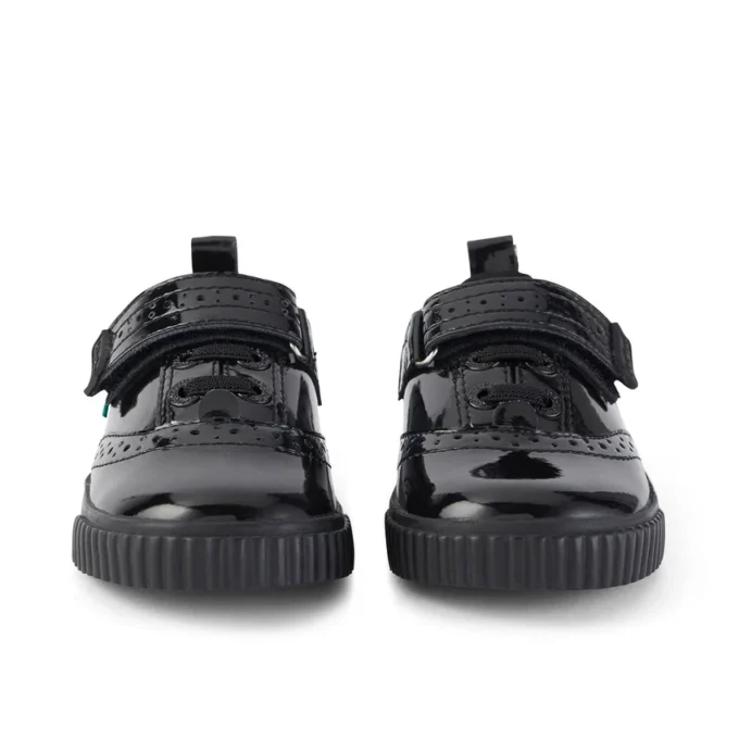 Infant Girls Tovni Brogue Shoe Patent Leather Black