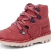Infant Unisex Kick Hi Explore Leather Pink