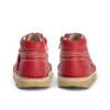 Infant Unisex Kick Hi Zip Leather Alternative Red