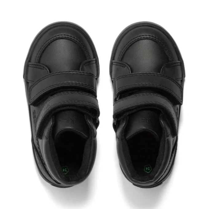 Infant Unisex Tovni Hi Vel Leather Alternative Black