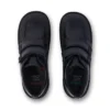 Junior Boys Kick Scuff Twin Leather Black