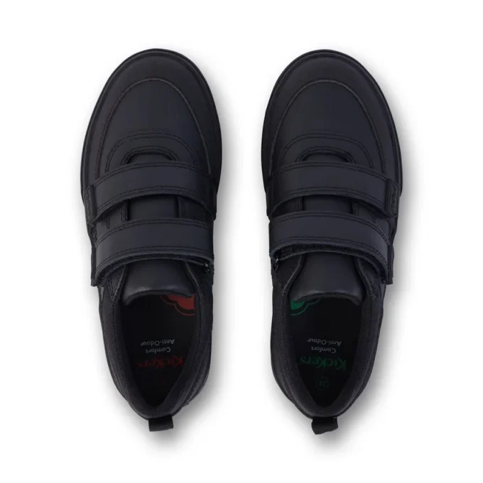 Junior Boys Tovni Scuff Lo Leather Black