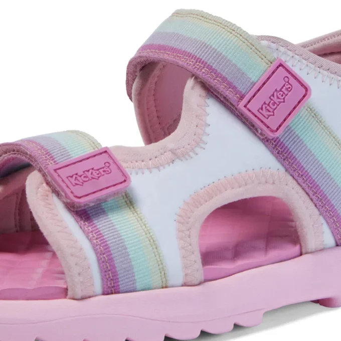 Junior Girls Kickster Sandal White