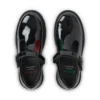 Junior Girls Kori T Bar Patent Leather Black