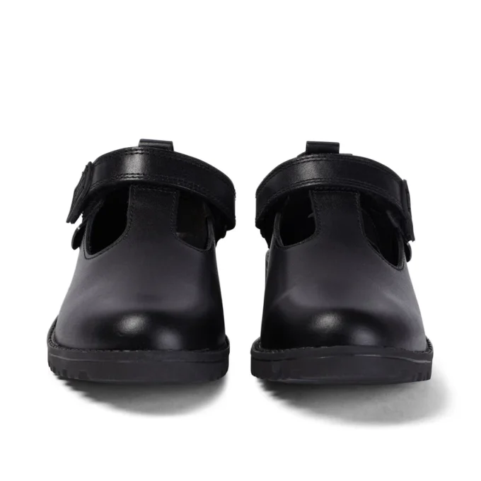 Junior Girls Lachly T-Bar Leather Black