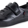 Junior Girls Tovni Brogue Shoe Patent Leather Black