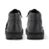 Junior Unisex Kick Hi Zip Leather Alternative Black